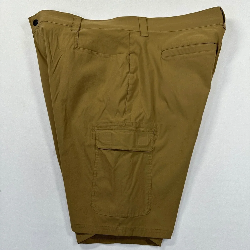 Orvis Cargo Shorts 40 Brown Stretch Hiking Utility Gorpcore Outdoor Lightweight
